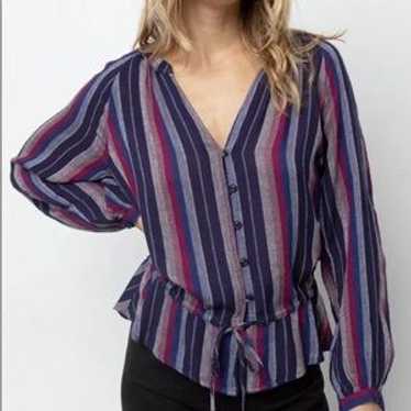 Rails Salvador Stripe Button Up Top. Size Medium - image 1