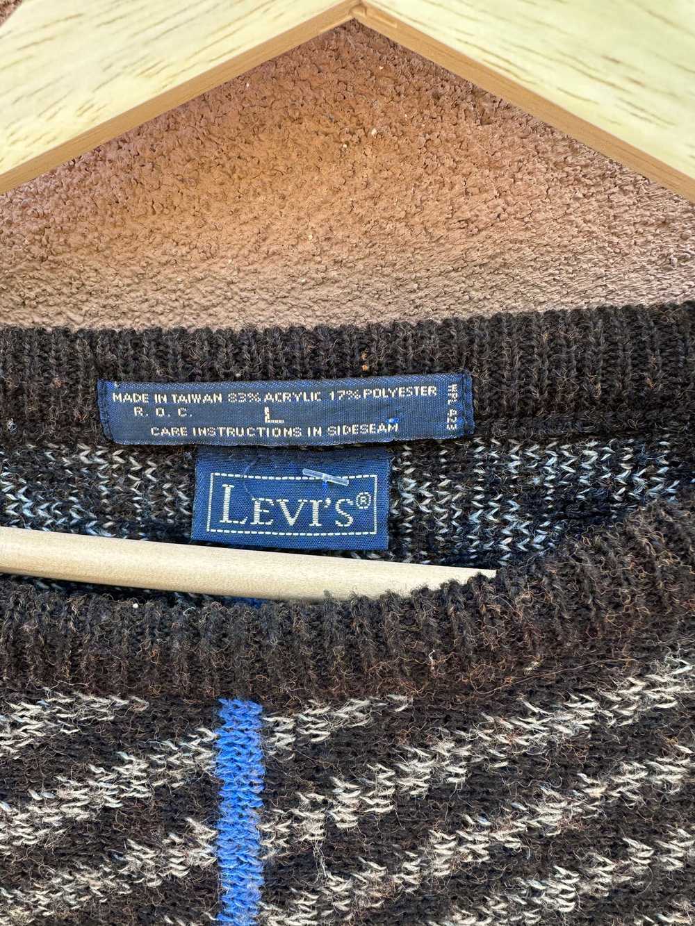 1980's Levi's Striped Sweater - image 3