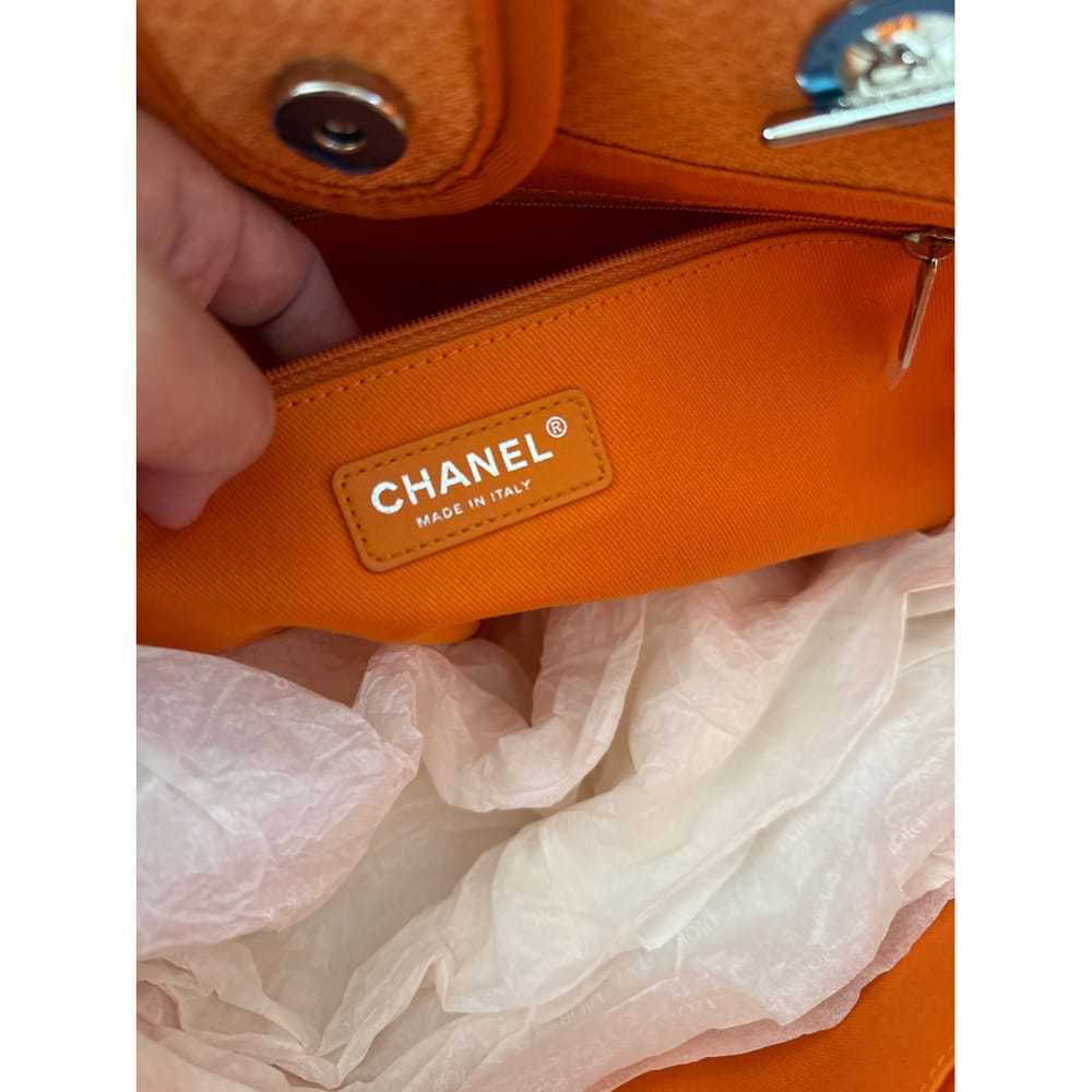 Chanel Deauville Chain cloth tote - image 5