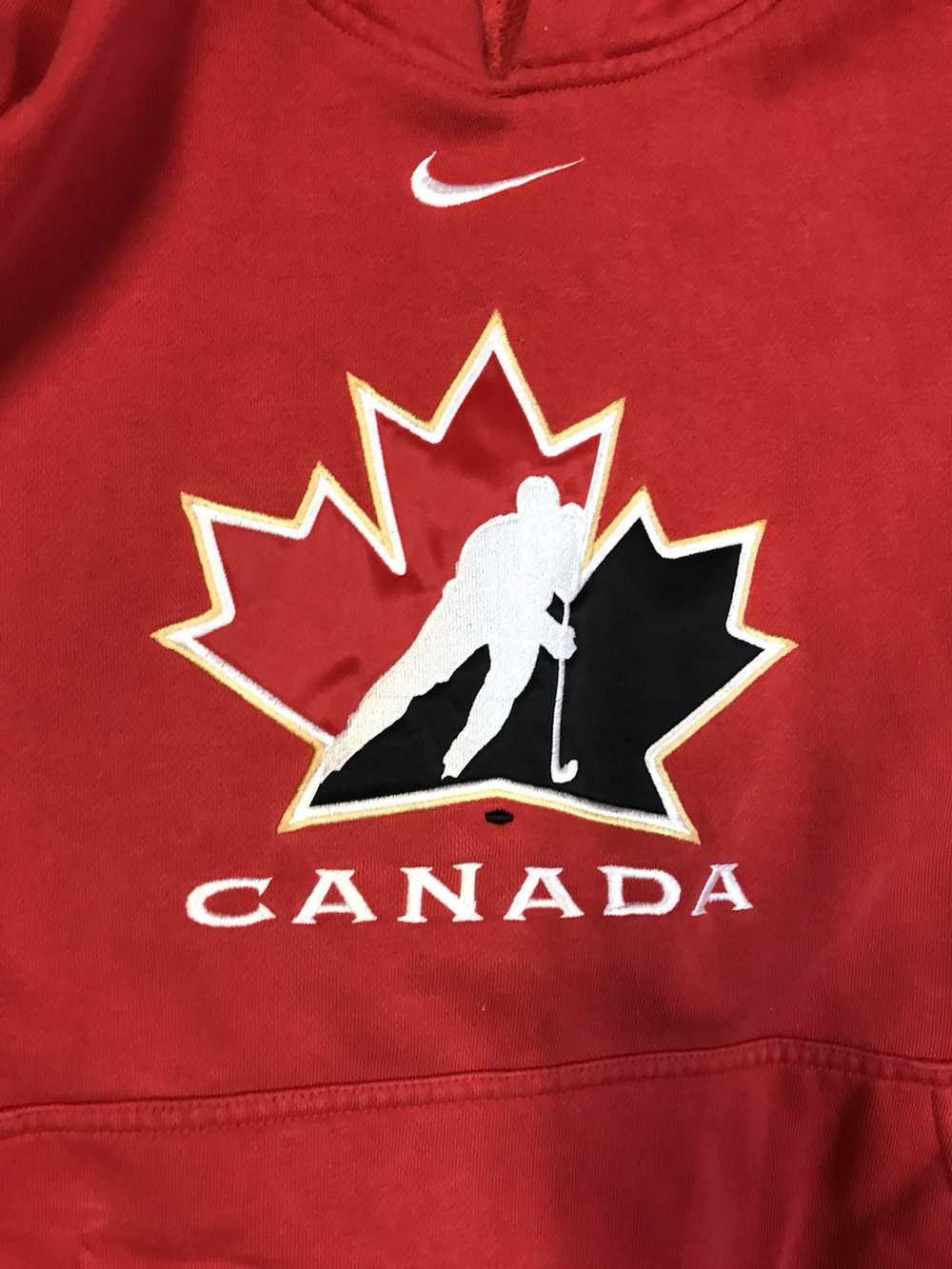 Nike × Vintage Nike hockey Center swoosh Canada �… - image 2