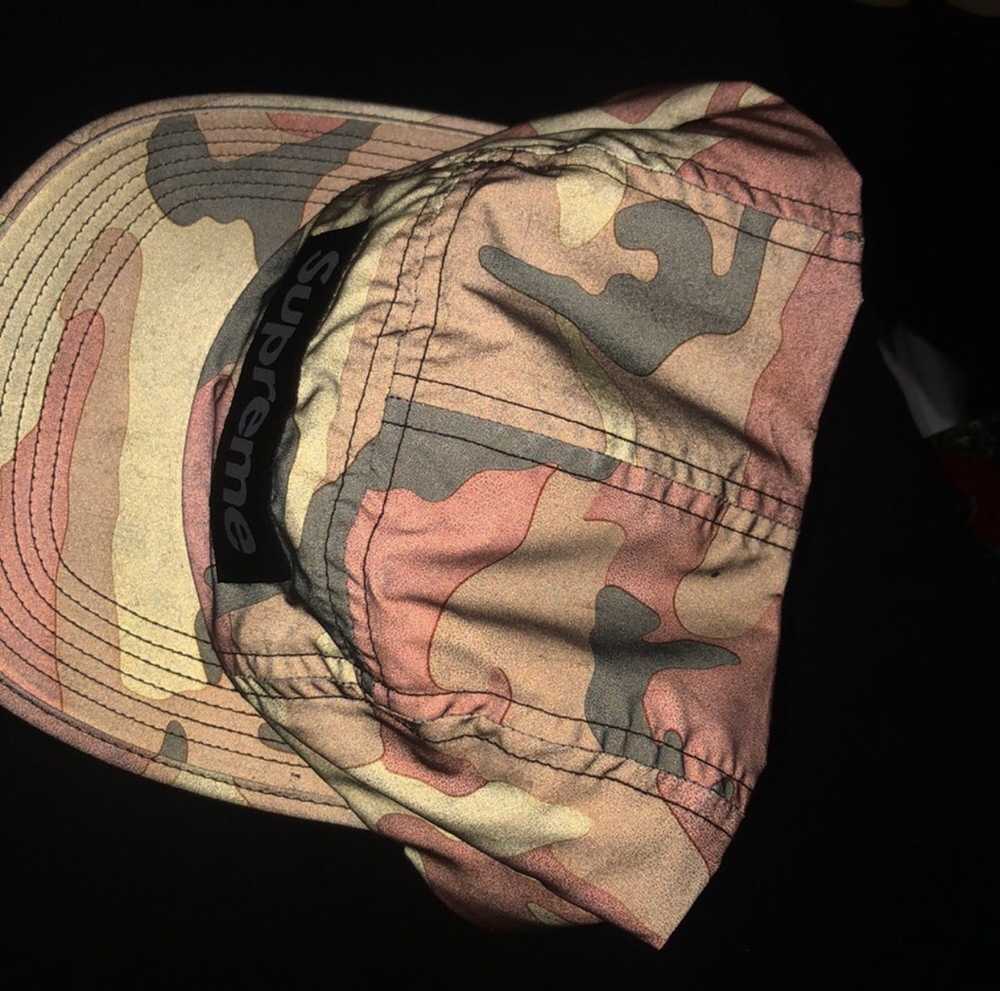 Supreme Supreme reflective Camo Hat - image 5