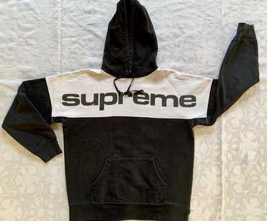 FW17 Supreme 'Box Logo Hooded Sweatshirt' Black/Acid Green — The