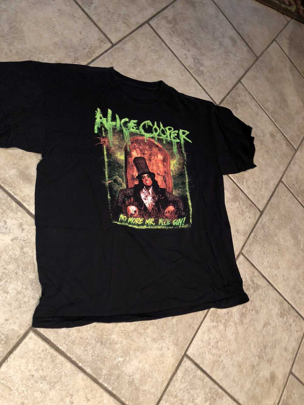 Band Tees × Tour Tee × Vintage Alice Cooper your … - image 1