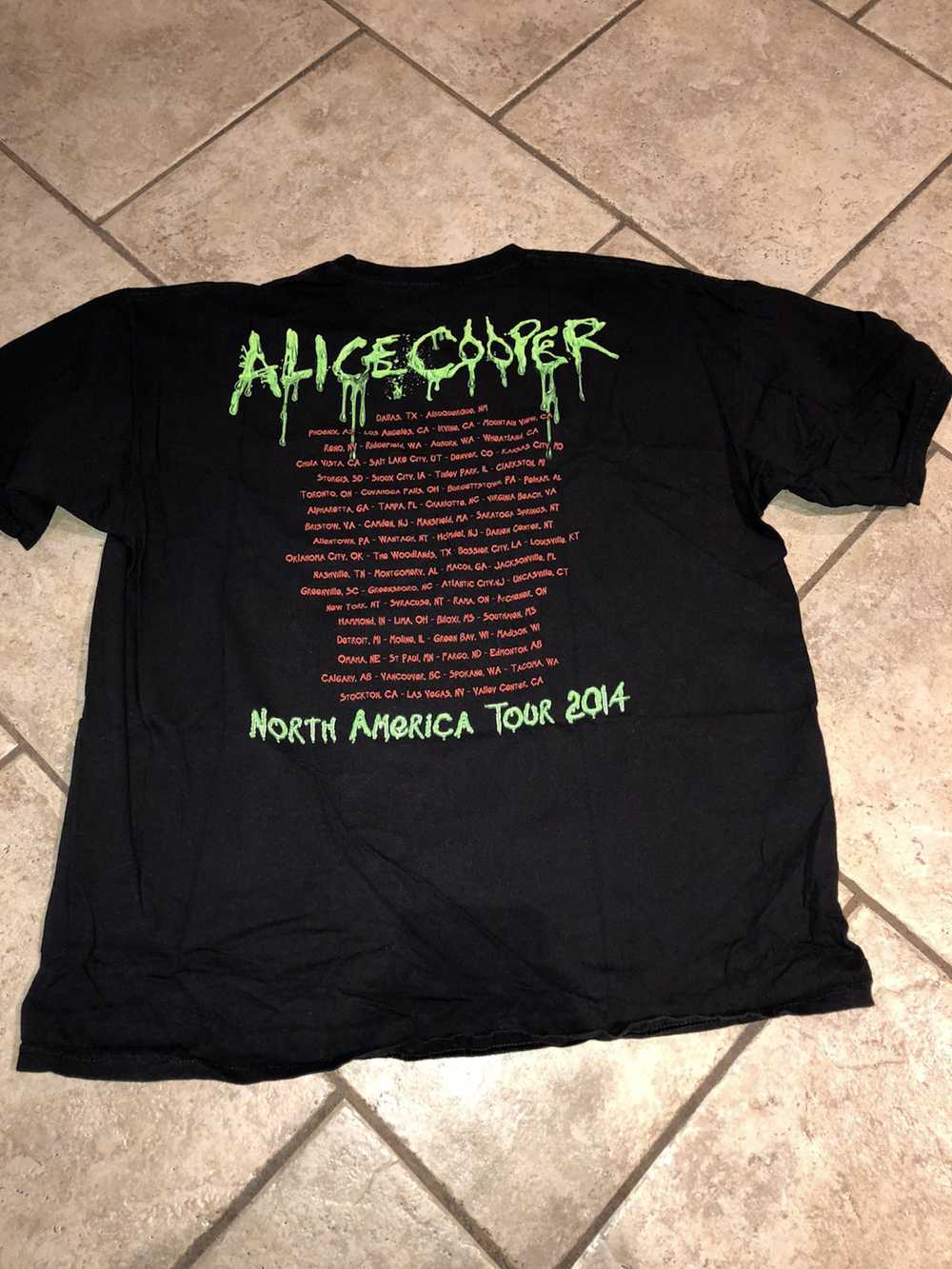 Band Tees × Tour Tee × Vintage Alice Cooper your … - image 3