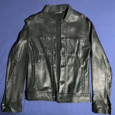 Longjourney Longjourney leather and coated jersey… - image 1