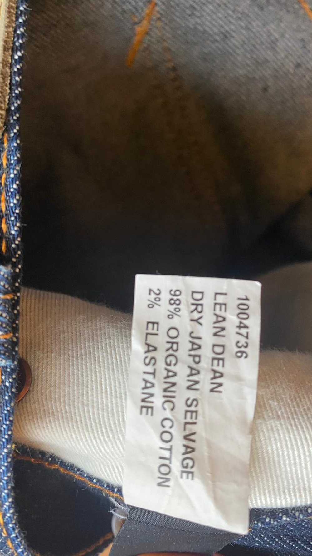 Nudie Jeans Lean Dean Dry Japan Selvage - 31W/30L - image 4