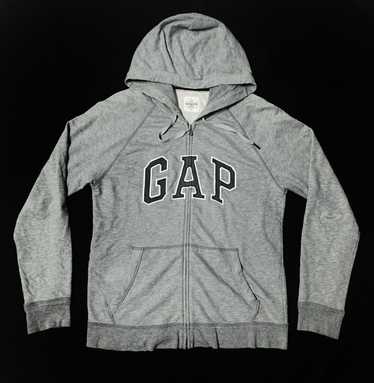 Gap GAP EMBROIDERY BIG LOGO FULL ZIPPER HOODIE - image 1