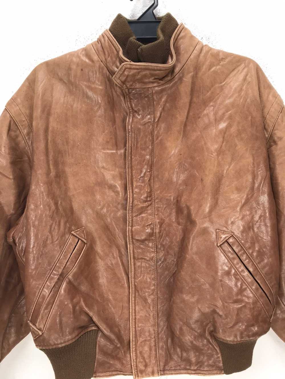 Designer × Leather Jacket × Valentino Vintage VAL… - image 4
