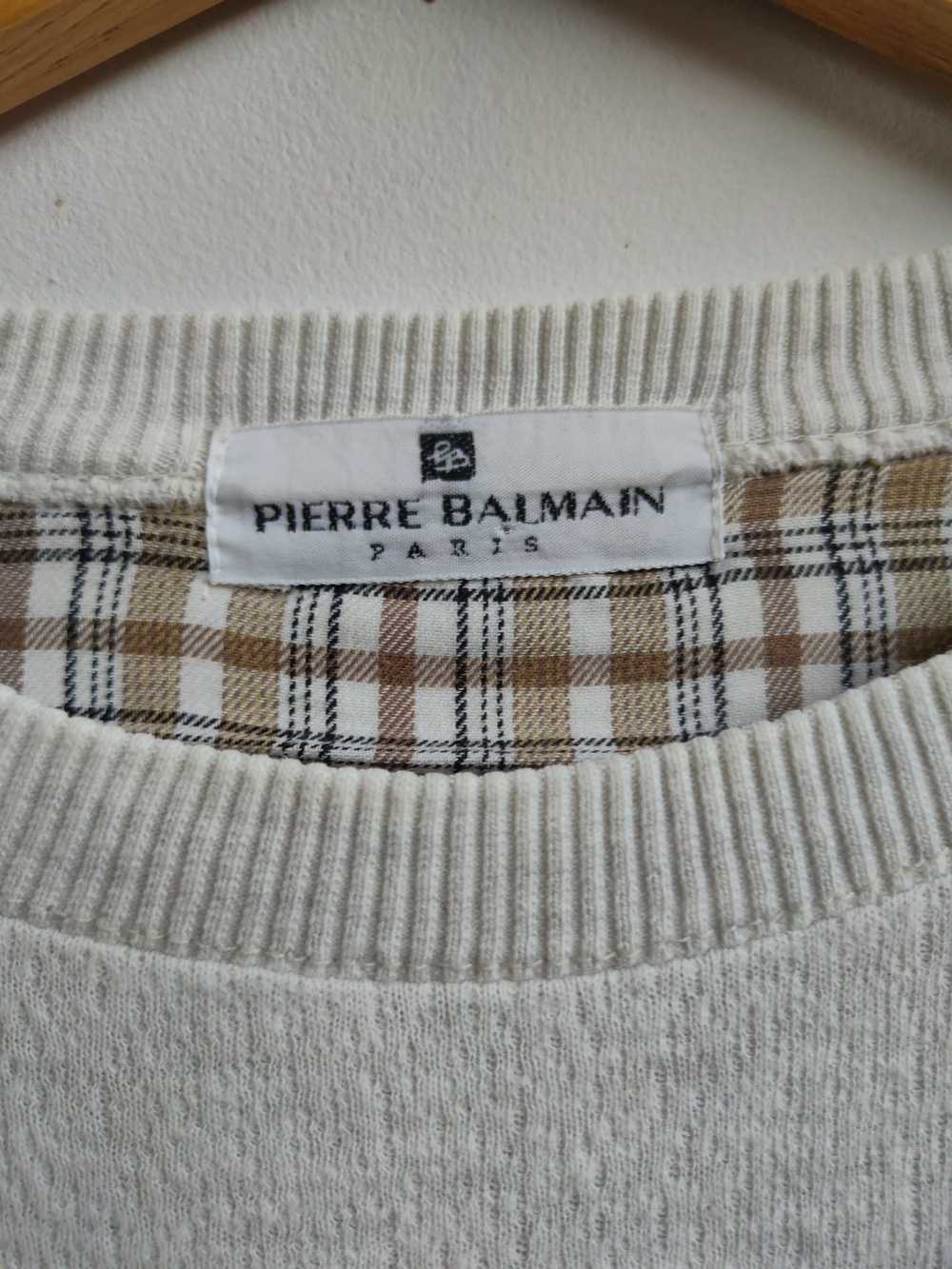 Pierre Balmain × Vintage RARE! Vintage Sweatshirt… - image 3