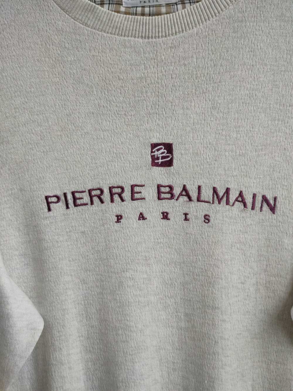 Pierre Balmain × Vintage RARE! Vintage Sweatshirt… - image 4
