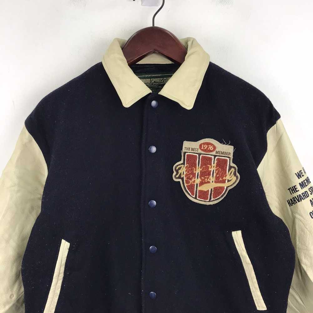 Harvard × Varsity Jacket × Vintage Vintage Harvar… - image 2