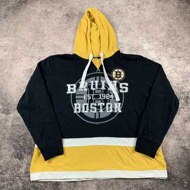 Printify Boston Bruins Pooh Bear Vintage NHL Hoodie Ash / M
