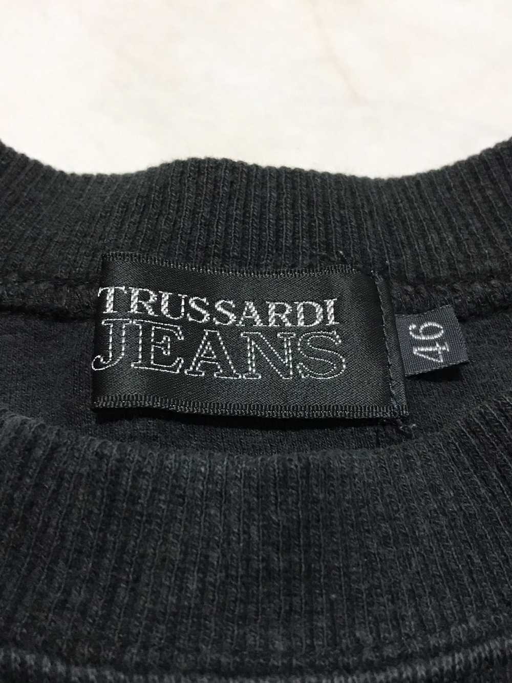 Trussardi Vintage TRUSSARDI Sweatshirt Embroidere… - image 4