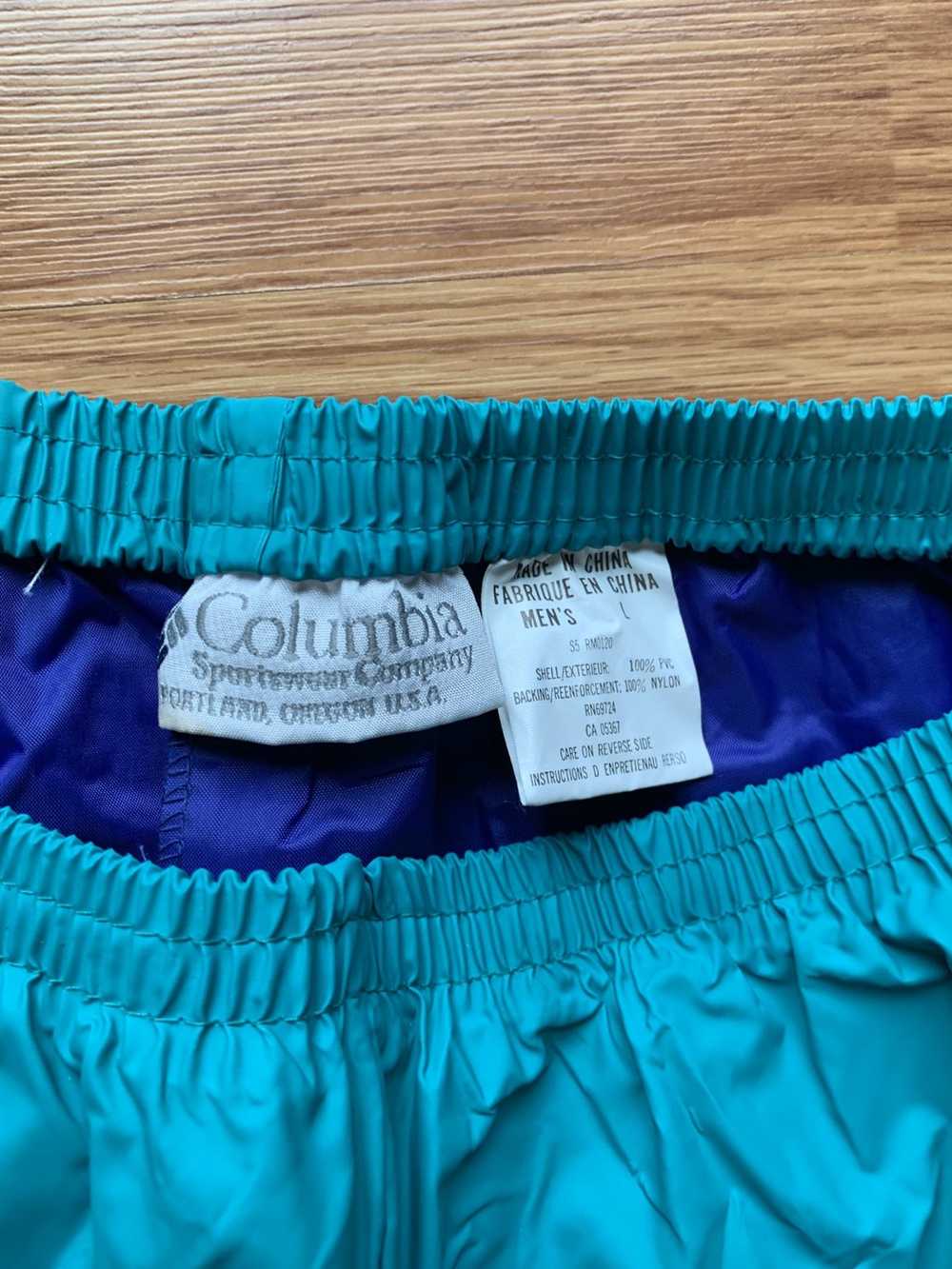 Columbia × Vintage Vintage Columbia Aqua Berry Ra… - image 3