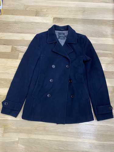 Topman Wool Peacoat