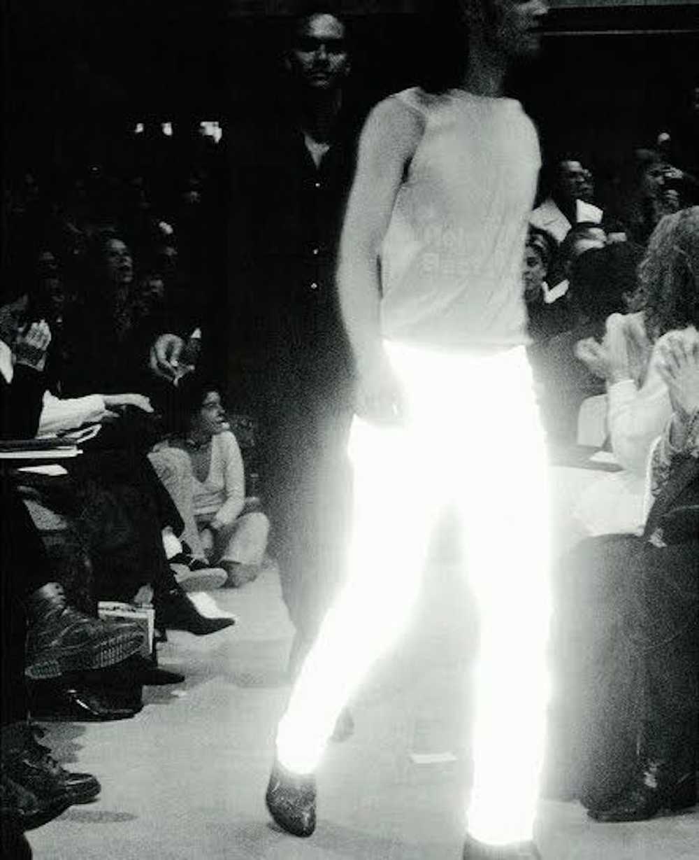 Helmut Lang HELMUT LANG 1997 Silver Reflective Tr… - image 11