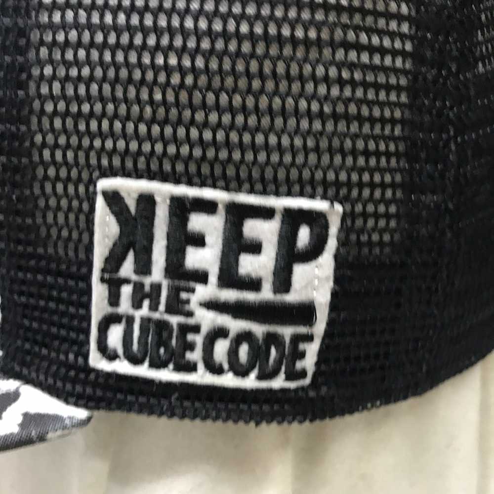 Designer × Trucker Hat Cube Code Trucker Hats Caps - image 6