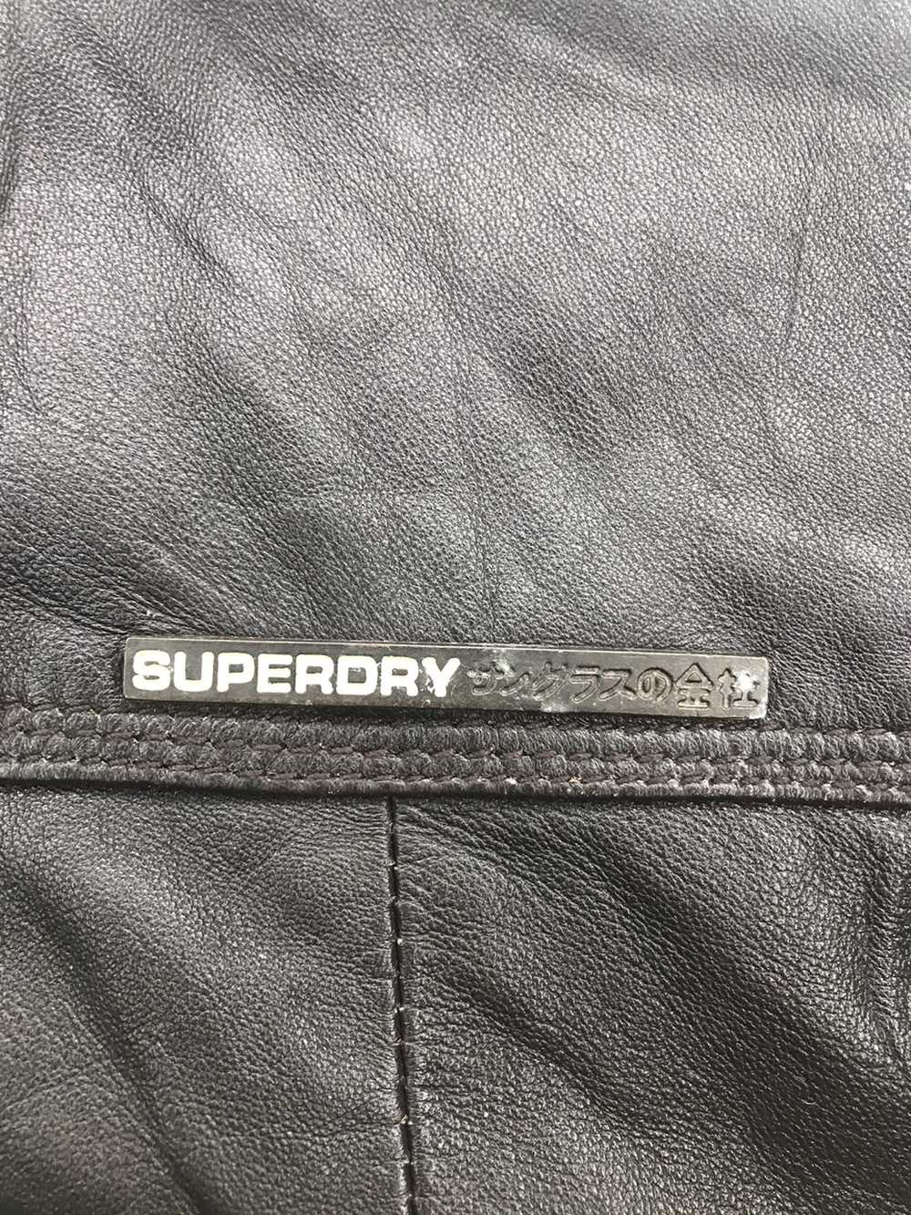 Japanese Brand × Superdry × Vintage leather bombe… - image 6