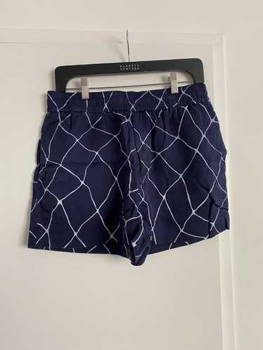 You As blue water shorts