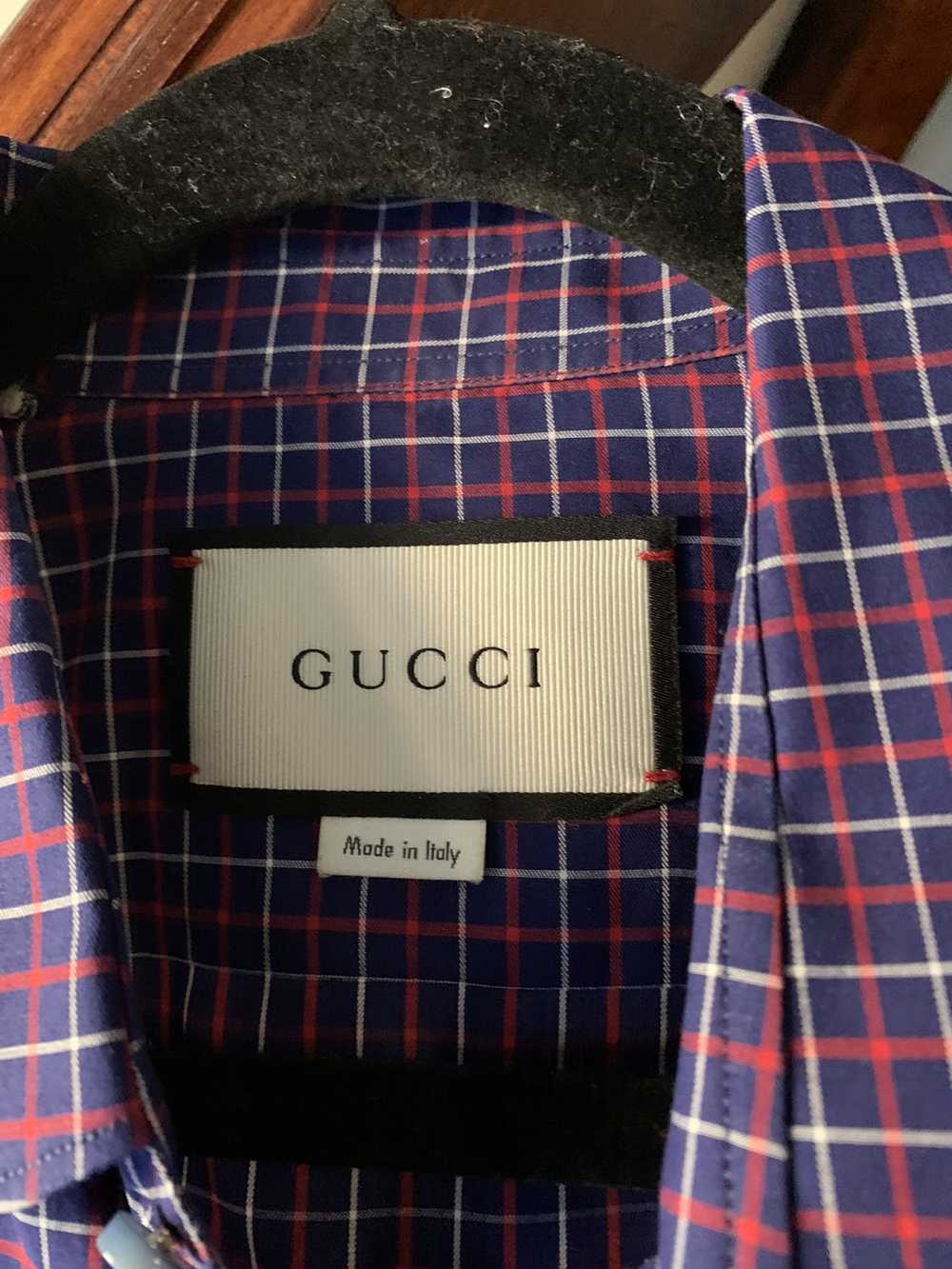 Gucci Checkered Gucci Shirt - image 2