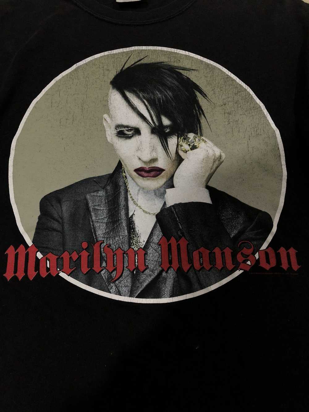 Band Tees × Marilyn Manson × Vintage Very rare vi… - image 4