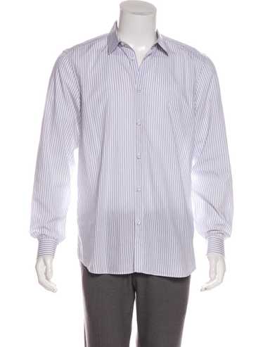 Burberry Burberry London Shirt Large White w/ Gray