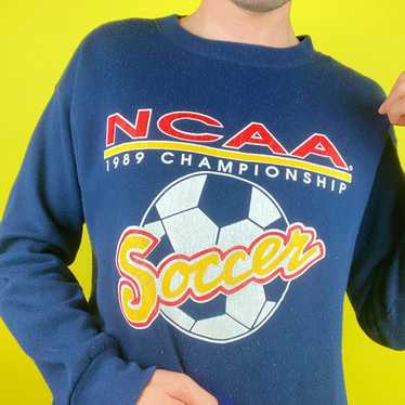 Vintage 1989 NCAA Soccer Championship Sweatshirt - image 1