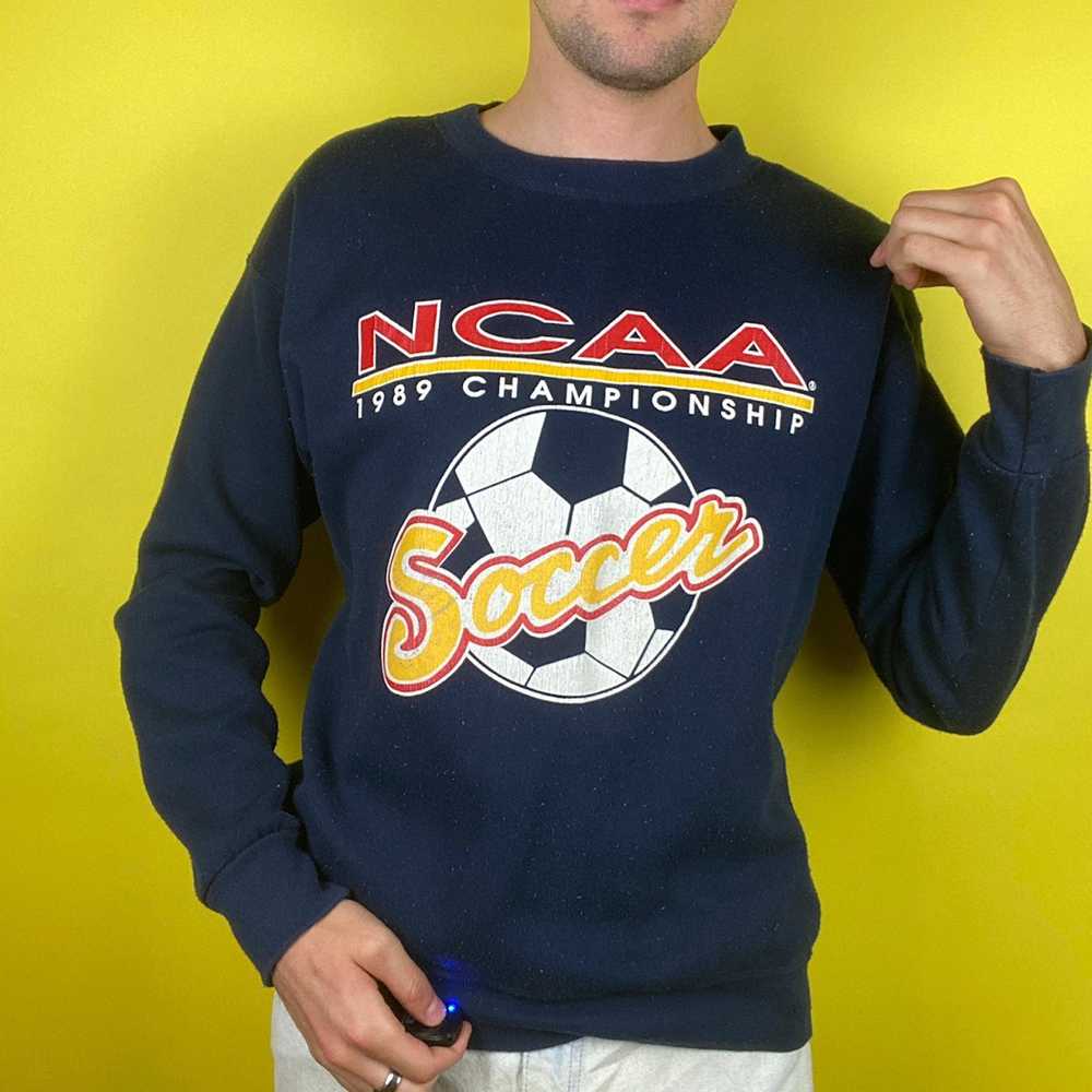Vintage 1989 NCAA Soccer Championship Sweatshirt - image 2