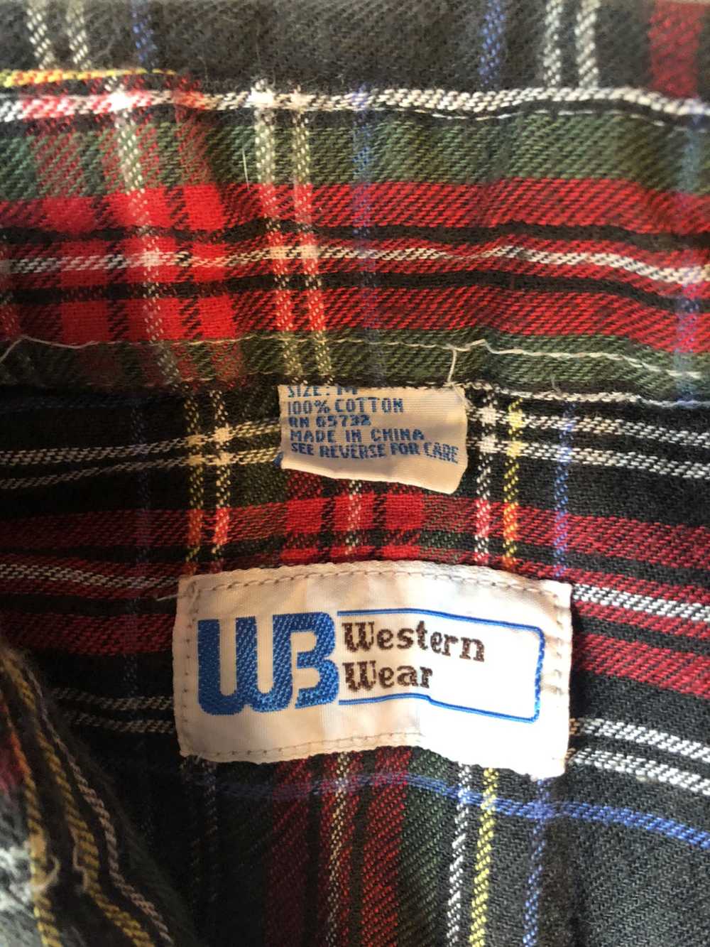 Vintage Western Flannel Shirt - image 2