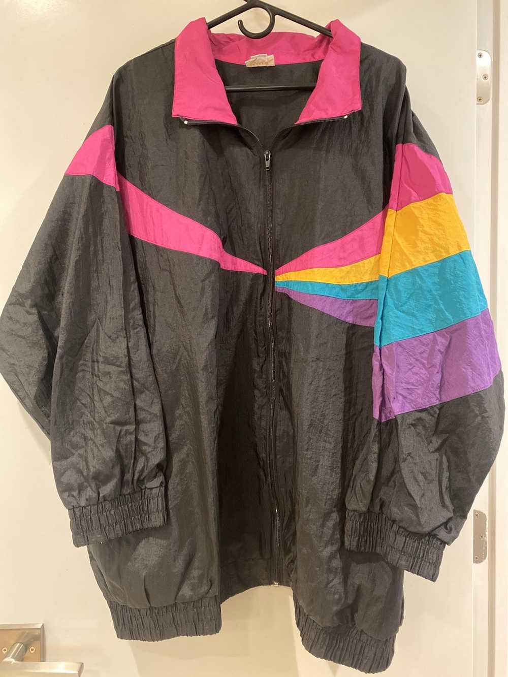 Vintage 90s Roaman’s Rainbow windbreaker - image 1