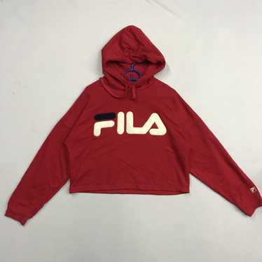 Fila × Streetwear Fila Hoodie Cropped Sweatshirt … - image 1