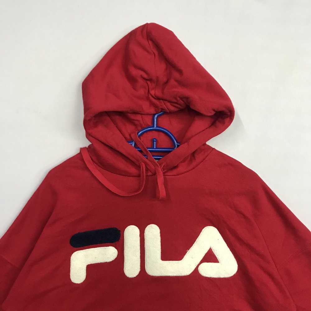 Fila × Streetwear Fila Hoodie Cropped Sweatshirt … - image 4