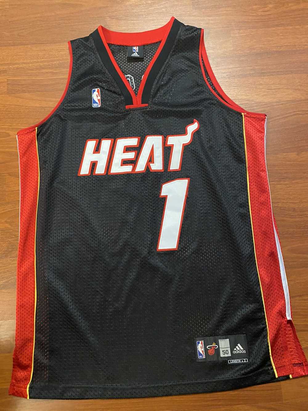 Boys 8-20 adidas Miami Heat Dwyane Wade Team Color NBA Jersey