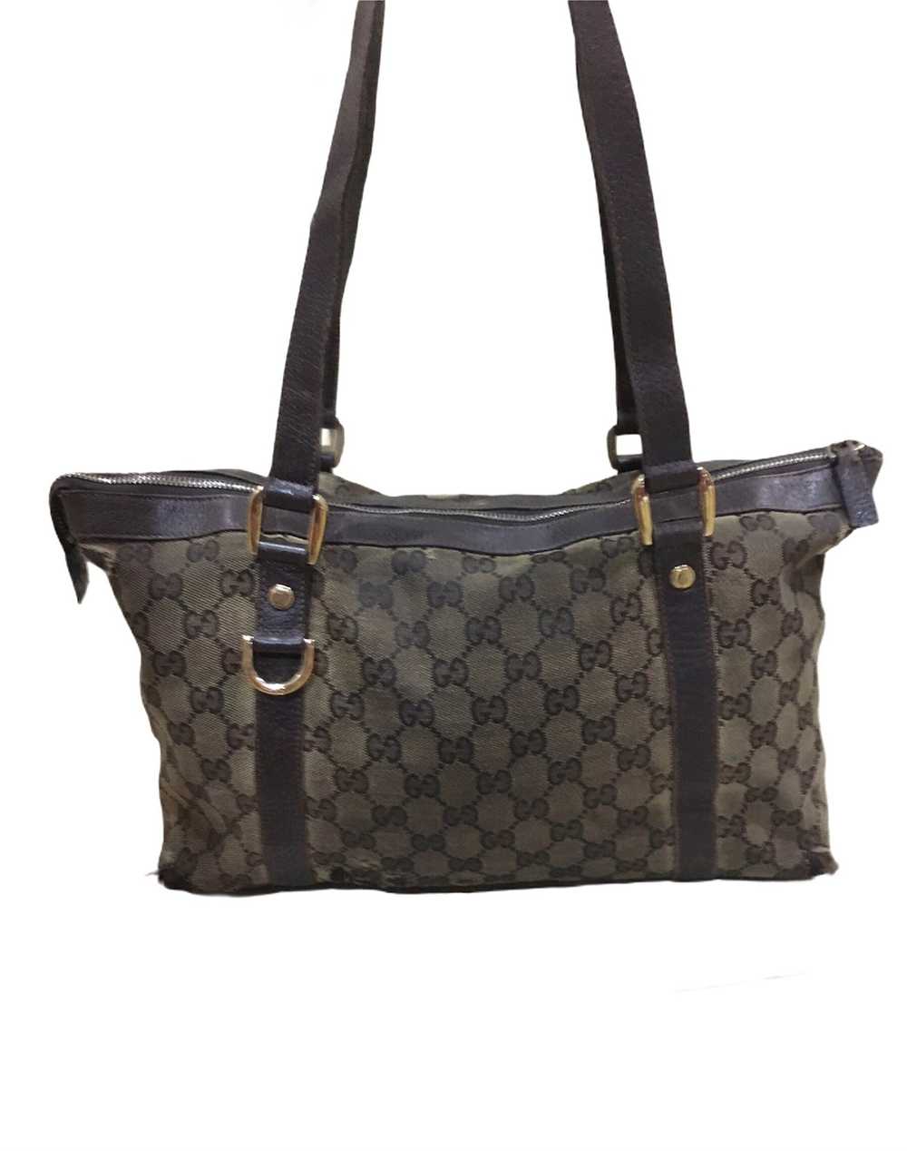 Designer × Gucci Gucci handbag/totebag monogram d… - image 3