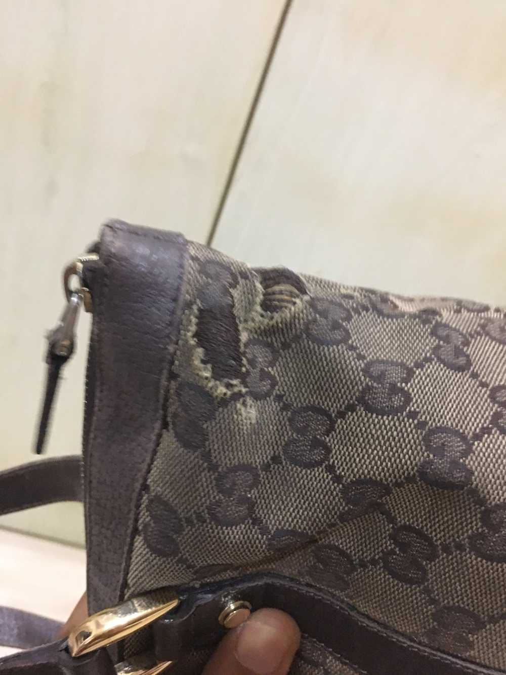 Designer × Gucci Gucci handbag/totebag monogram d… - image 6