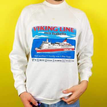 Screen Stars × Vintage 1989 Vintage Viking Line C… - image 1