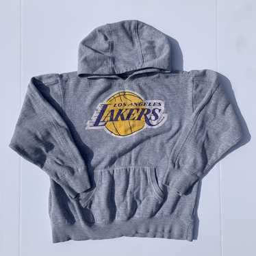 Los Angeles Lakers NBA Bulletin Men's Athletic Grey Express Twill Logo —
