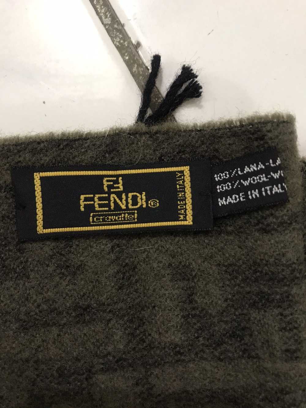 Fendi Vintage Fendi Monogram scarf muffler - image 2