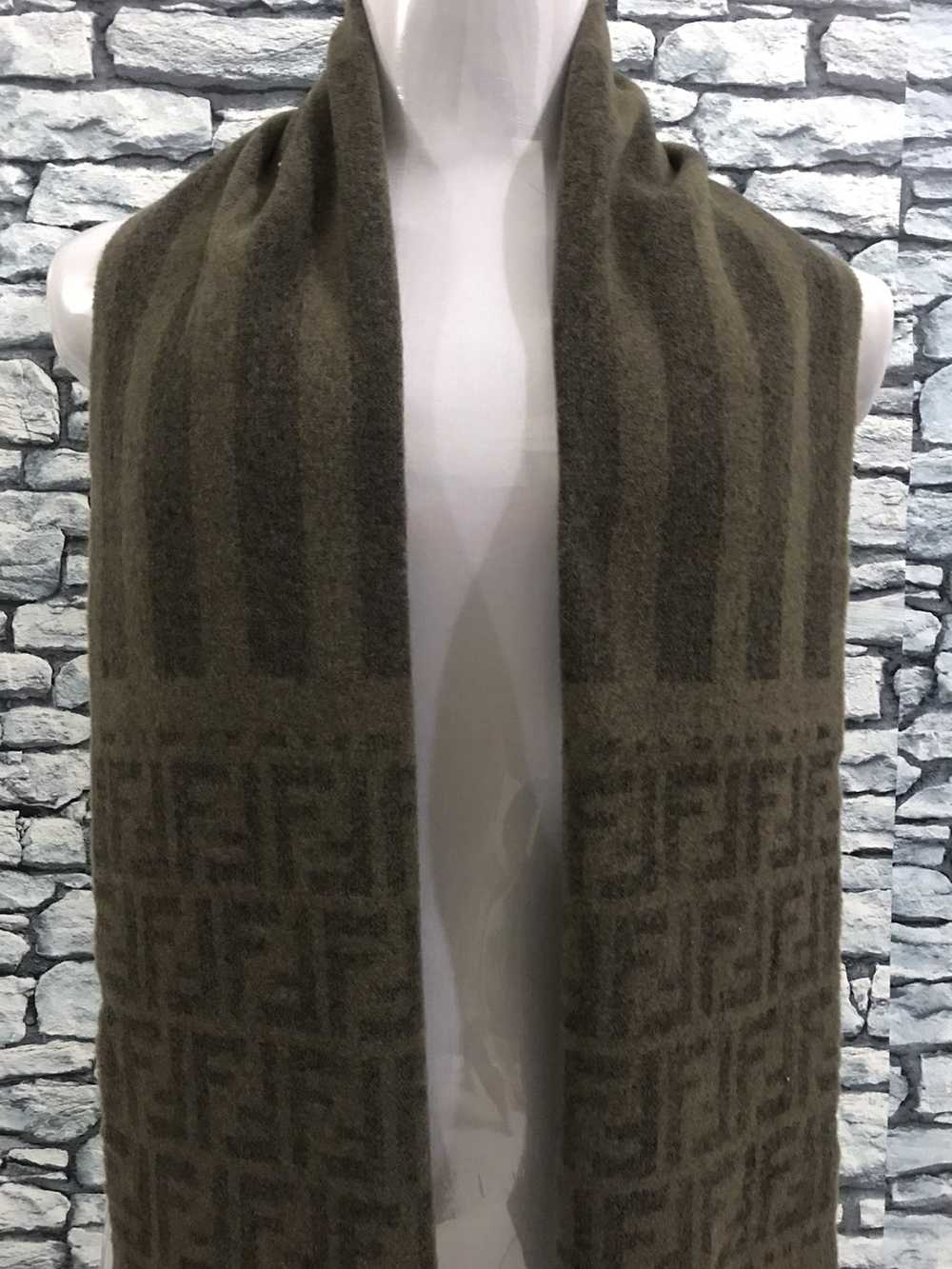 Fendi Vintage Fendi Monogram scarf muffler - image 4