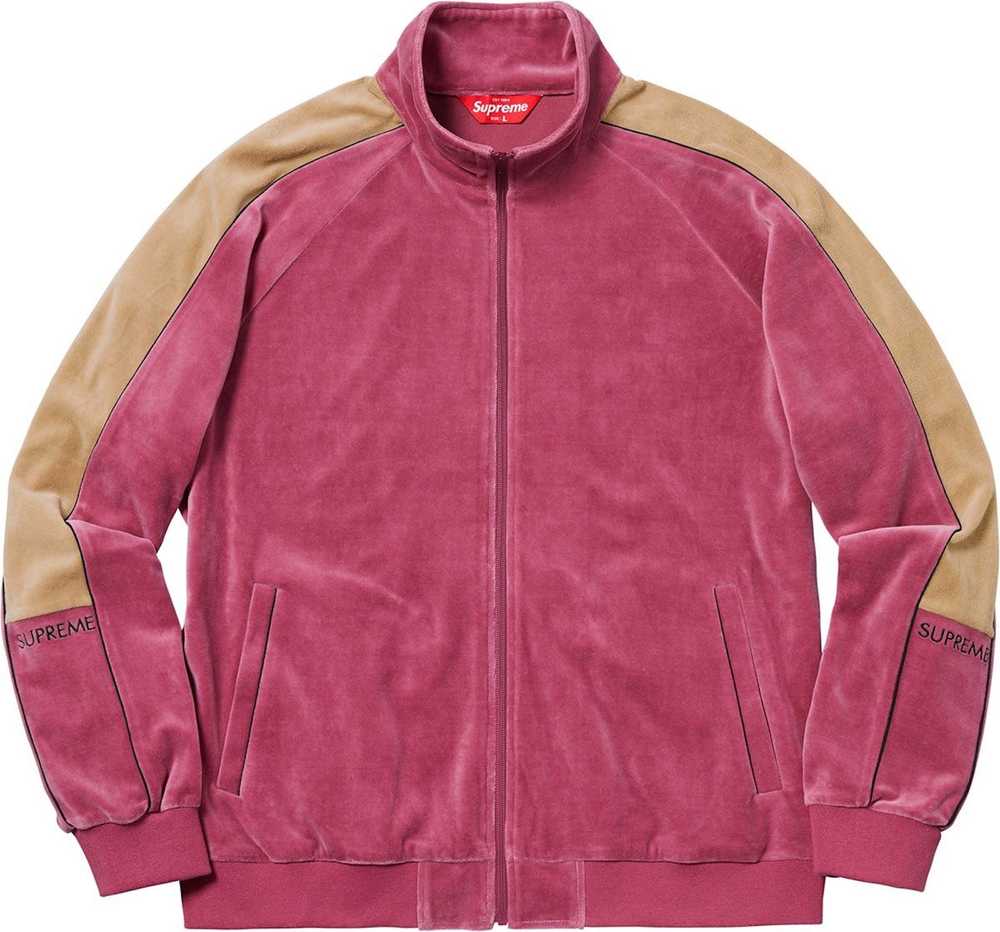 Supreme Velour Track Jacket - Gem