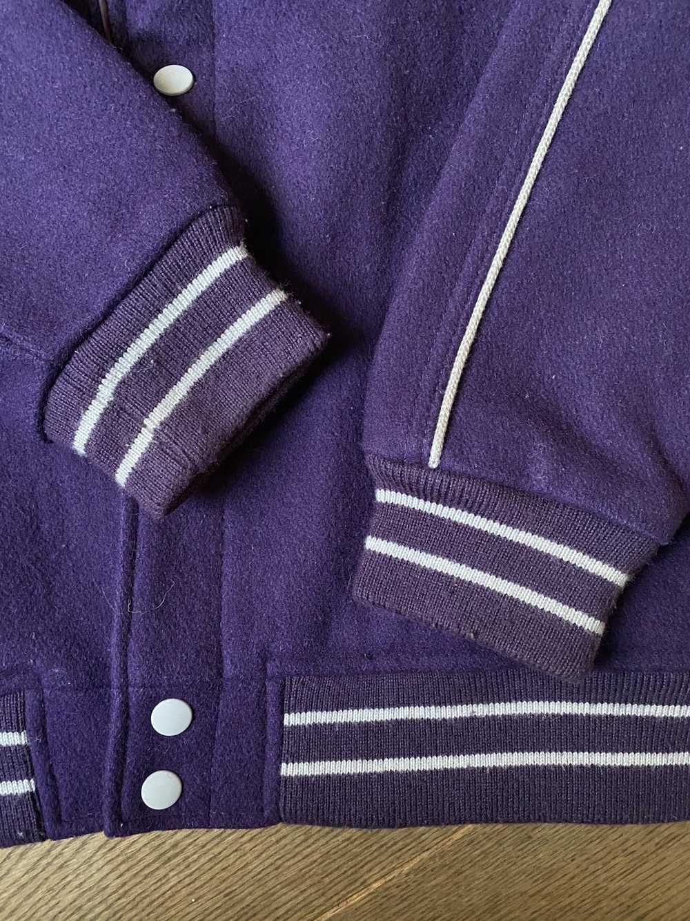 Supreme Supreme Holy Trinity Varsity Jacket purpl… - image 7