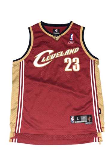 Lebron James #23 Cleveland Cavs White Away Rookie Jersey NBA Authentic youth  XL