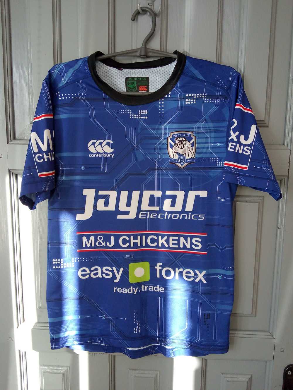 Canterbury Bulldogs 1995 NRL Vintage Retro Heritage Rugby League Jersey  Guernsey