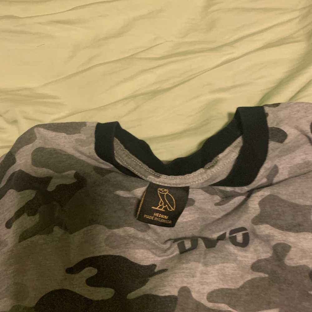 Octobers Very Own Ovo Camo grey t-shirt - image 2