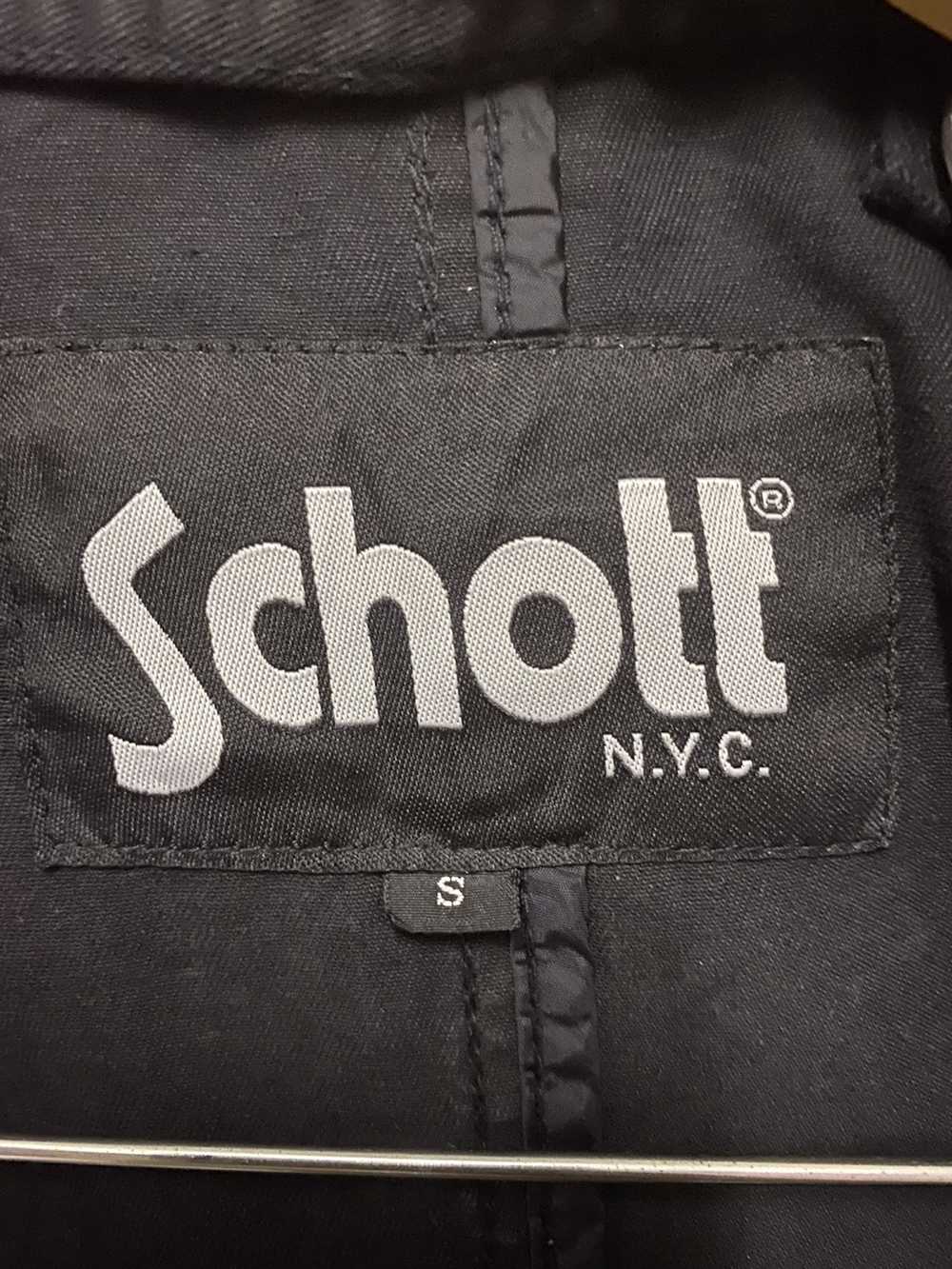 Schott Schott Nyc Black Parka Jacket - image 10