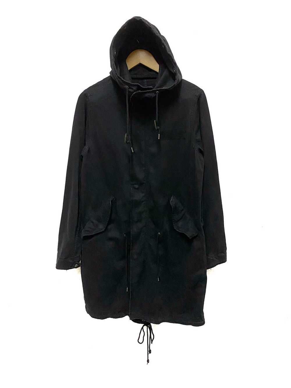 Schott Schott Nyc Black Parka Jacket - image 1