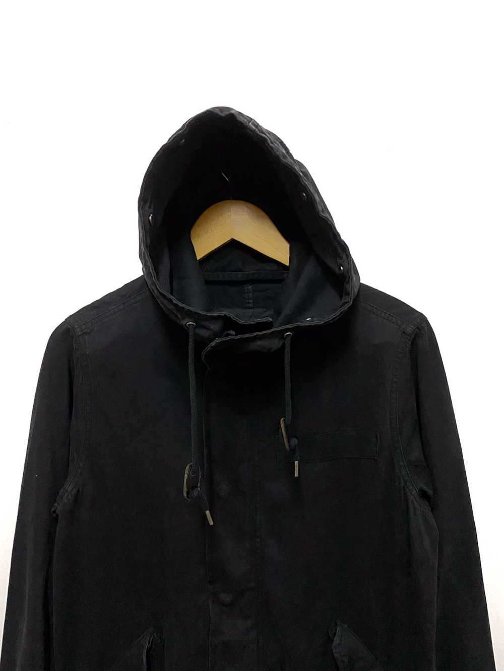 Schott Schott Nyc Black Parka Jacket - image 2