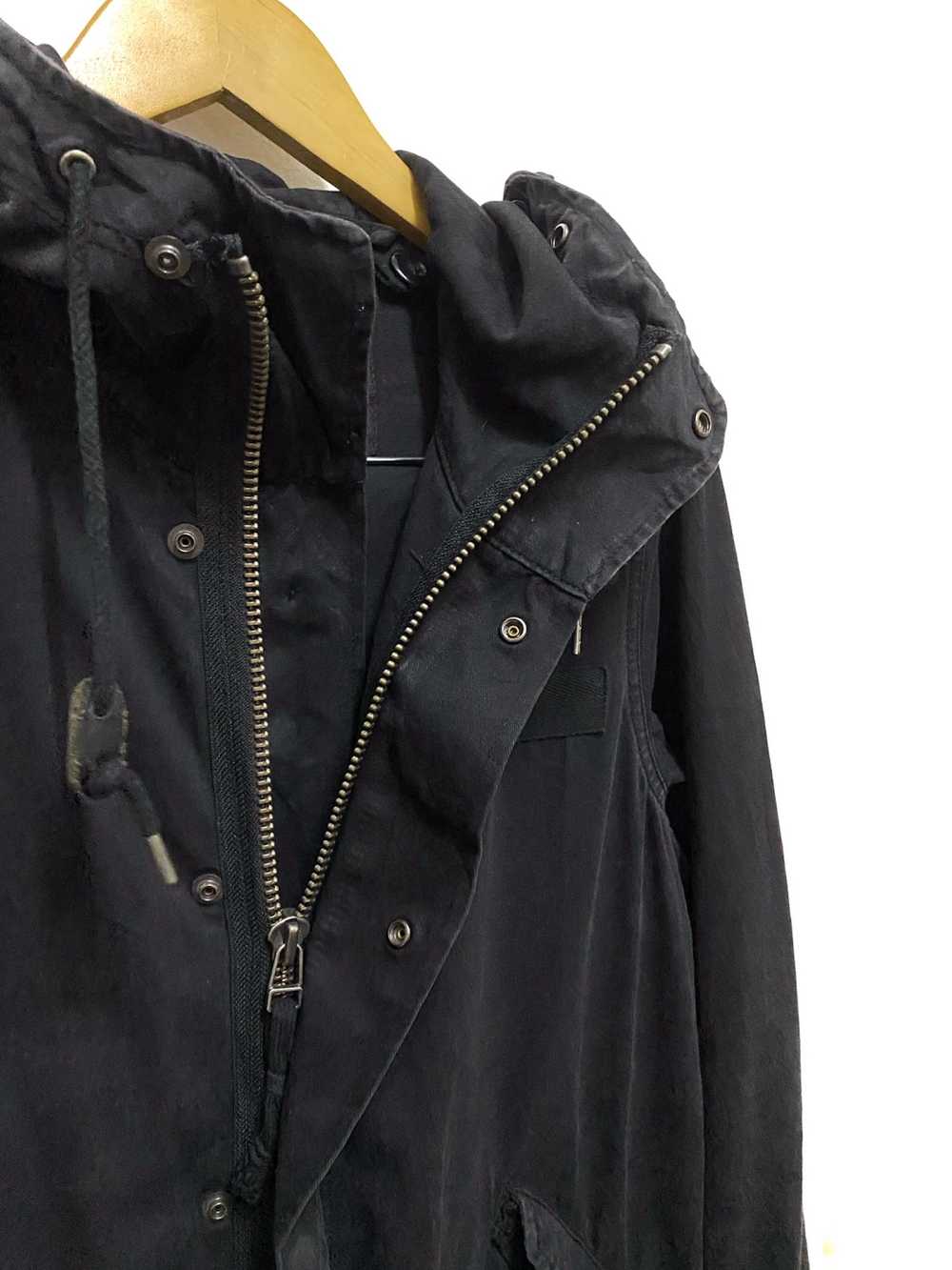 Schott Schott Nyc Black Parka Jacket - image 8