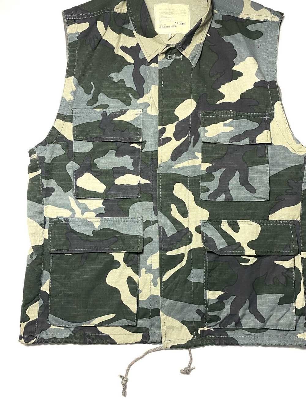 Japanese Brand Vintage Napuca Tactical Camo Vest - image 5