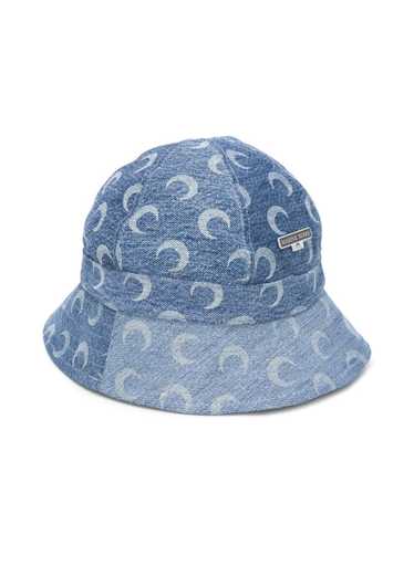 Marine Serre Marine Serre Printed Denim Bucket Hat